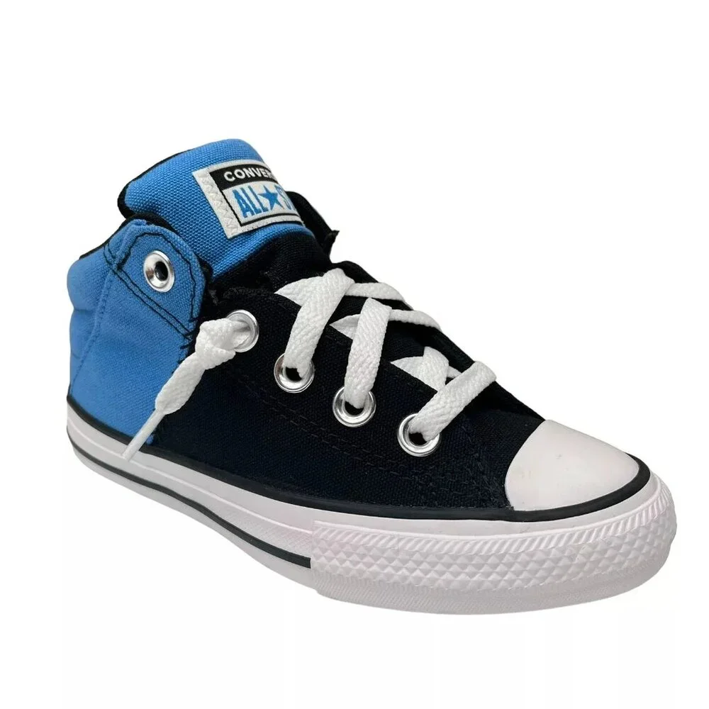 Converse Chuck Taylor All Star Little Boy's Slip on Shoes Sz 12 Royal Blue/Black